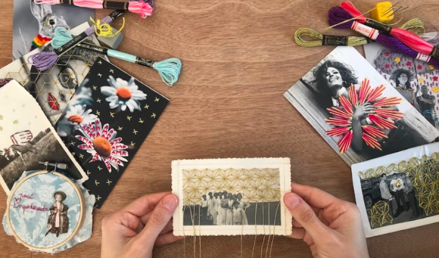 Taller Coser, anudar, creando la urdimbre de la memoria