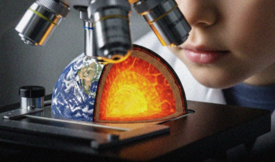 niño con microscopio