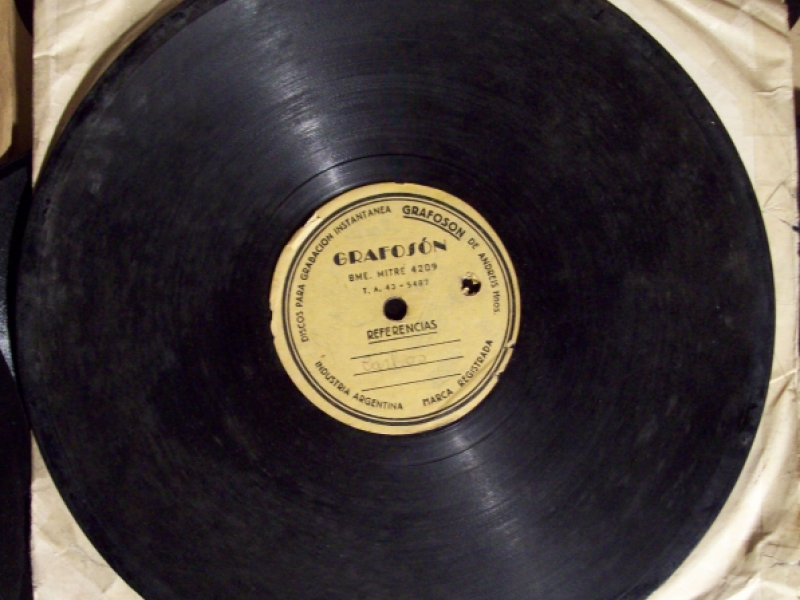 Disco de acetato 