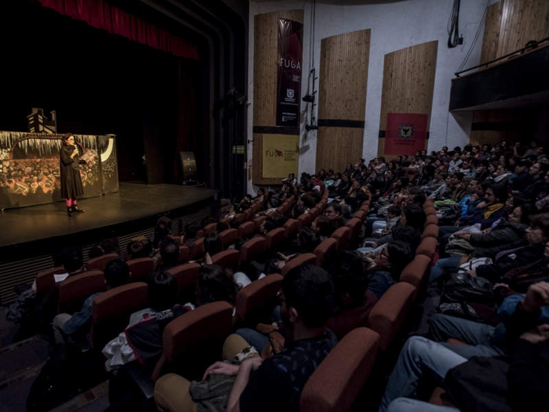 Conmemoración del día mundial del teatro 2019/foto Idartes