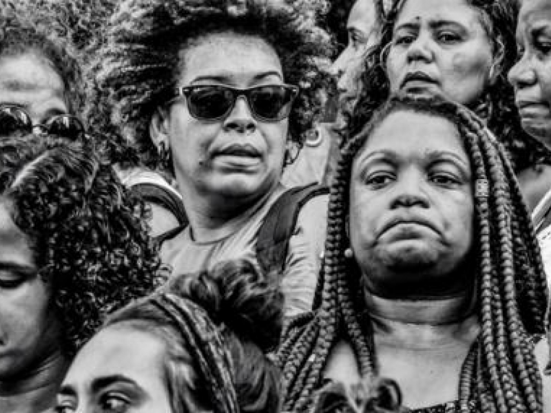 Mujeres afro reunidas 