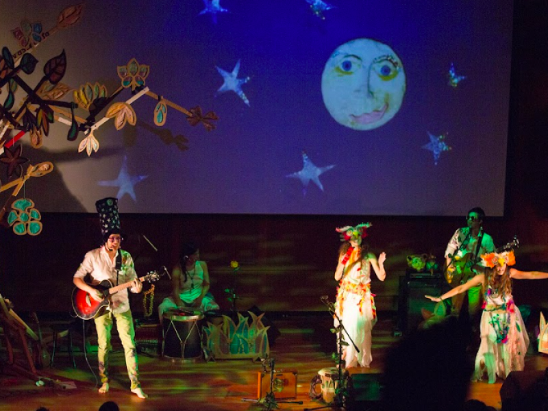 Show musical en un bosque 