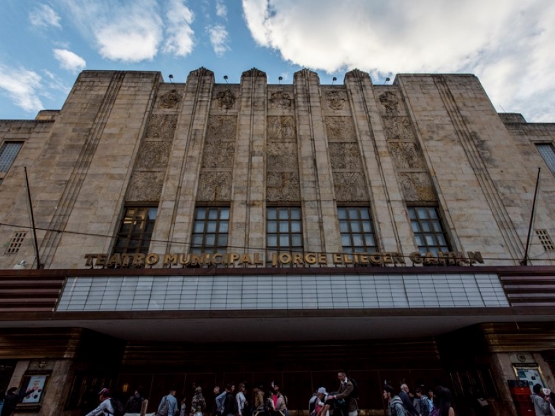 Fachada Teatro Jorge Eliécer Gaitán