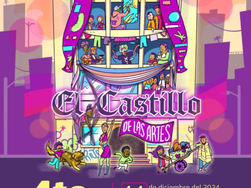 Pieza gráfica del Festival El Castillo de las Artes