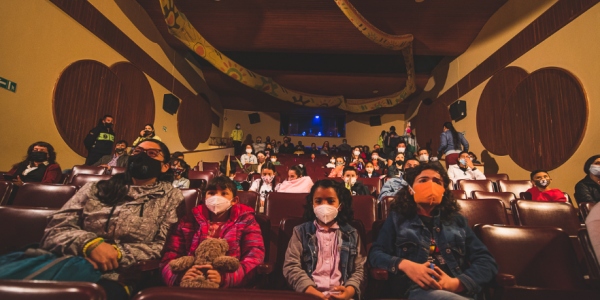 Asistentes en la sala del Teatro El Parque