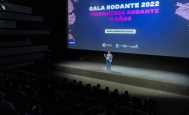 Mauricio Galeano presentando la Gala rodante 2022.