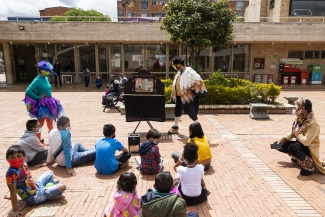 La Tropa Artística Itinerante del Idartes en los barrios de Bogotá