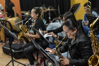 Grabación big Band Jazz femenina