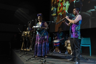 Música del pacífico en vivo en la 7.a muestra afro 2022.