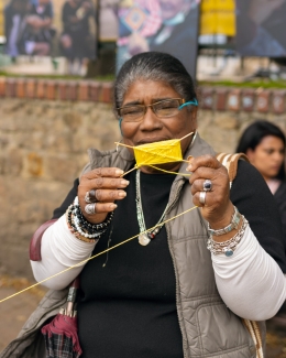 Feria de tejido de mujeres rurales en Usme