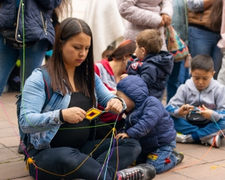 Feria de tejido de mujeres rurales en Usme