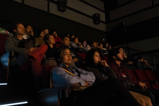 Proyección de las películas durante la celebración de los 52 años de la Cinemateca de Bogotá.