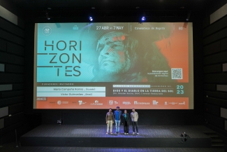 Gerente de las artes audiovisuales, equipo cinemateca y curadores del Ciclo Horizontes 2023.
