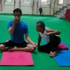 Juan Pablo Aycardi Cuéllar en taller de yoga