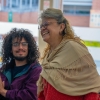 Mujer ganadora del programa Más Cultura Local de Bosa en reunión inicial de ganadores
